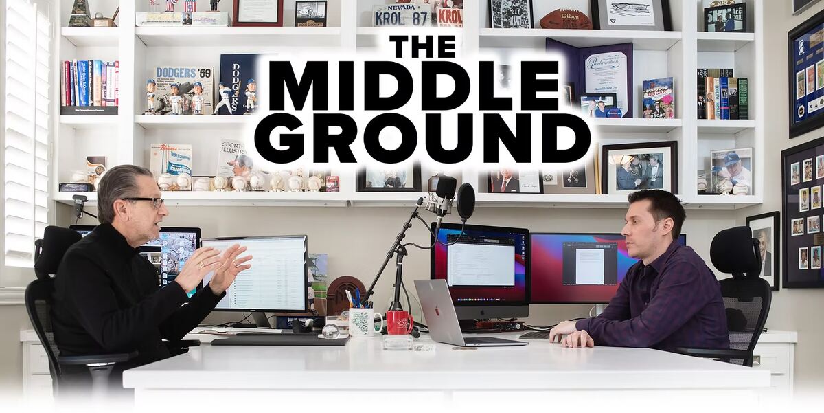 Tom and Russell Letizia recording The Middle Ground
